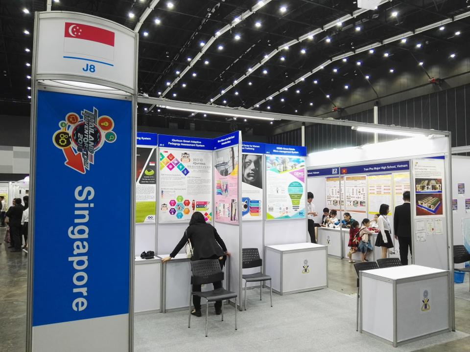 Singapore Pavilion in 2018 Bangkok International Intellectual Property, Invention, Innovation and Technology Exposition (IPITEx)