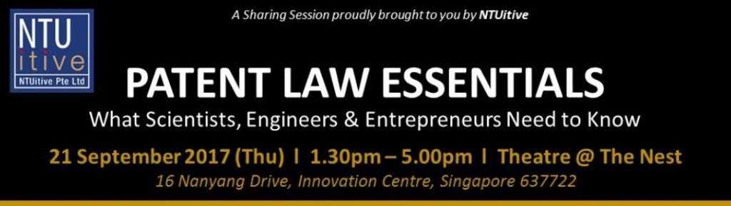 US Patent Law Essentials (NTU)