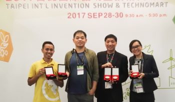 Singapore team awarded 2 Gold 1 Silver and 2 Bronze medals at the Taipei International Invention Show & Technomart 2017