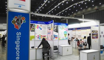 Singapore Pavilion in 2018 Bangkok International Intellectual Property, Invention, Innovation and Technology Exposition (IPITEx)
