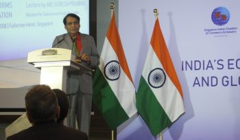 Luncheon Lecture by Minister Prabhu on India’s Economic Reforms and Global Integration