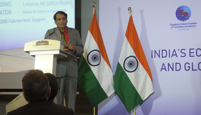Luncheon Lecture by Minister Prabhu on India’s Economic Reforms and Global Integration