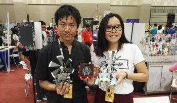 Sho Yoshida awarded Genius Award at Singapore Maker Extravaganza