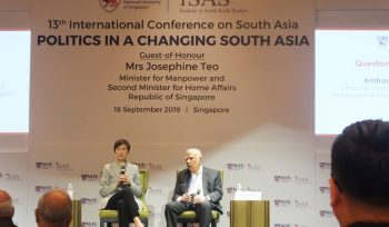 Mrs Josephine Teo, Minister of Manpower, speak on Racial Tolerance in 13th International Conference on South Asia