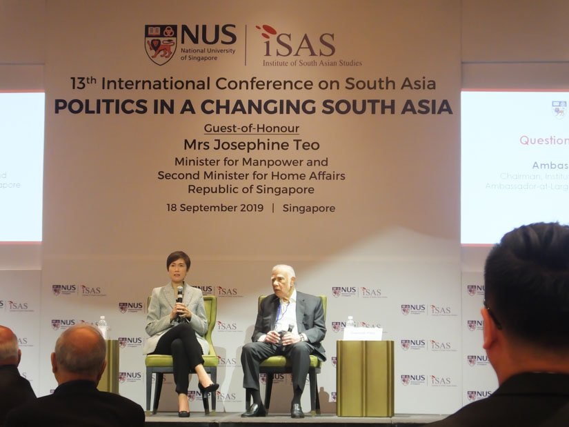 Mrs Josephine Teo, Minister of Manpower, speak on Racial Tolerance in 13th International Conference on South Asia